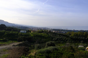 Blick vom Borgo auf die Küste Richtung Cefalu